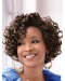 Women Short Curly Hairstyles Natural Looking Synthetic Hair Wigs Rose 