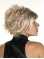 Blonde Short Layered Straight Synthetic with Bangs Capless Wigs With Bangs