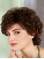 Preferential Natural Looking Auburn Curly Short Classic Heat Friendly Synthetic Wig