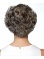 Latest Trend Short Hairstyle Unique Natural Curly Synthetic Hair Grey Lace Front Wig