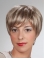 Short Blonde Pixie Cut 8Inch Straight Synthetic Mono Wigs For Older Women