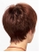 8" Straight Capless Synthetic With Bangs Ladies Short Wigs