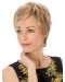 Blonde Straight 100% Hand-tied Convenient Boycuts Synthetic Wigs