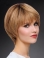100% Hand-tied 8" High Quality Blonde Bobs Human Hair Wigs