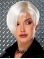 Perfect Monofilament Short Synthetic Grey Wigs
