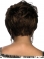 Refined Brown Straight Short African American Wigs