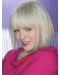 Young Fashion Perfect Silver Short Straight Wigs