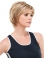 8" Straight Monofilament Blonde Synthetic Short Wigs
