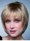 New Blonde Straight Short Capless Synthetic Women Wigs