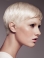Young Fashion Platinum Blonde Yongthful Straight Short Capless Synthetic Women Wigs