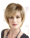  Brown Short Straight Cute Lace Front Human Hair Lady Wigs