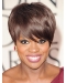 8"Straight Short  Lace Front Synthetic Women Viola Davis Wigs