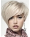 Blonde High Quality Boycuts Monofilament Human Hair Women Wigs For Cancer