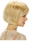 Trendy Blonde Straight Short Capless Classic Synthetic Women Wigs