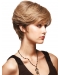 Best Blonde Straight Short Monofilament Synthetic Women Wigs