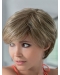 Blonde Pleasing Straight Short Boycuts Lace Front Human Hair Women Wigs For Cancer