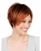 Auburn Straight Short Lace Front Remy Human Hair Gentle Women Wigs