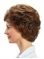 Short Brown Wavy 10" Capless Cheap Classic Synthetic Women Wigs