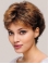 6" Wavy Monofilament Synthetic Layered Short Wigs For Women
