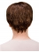 100% Hand-tied Brown Short Wavy 8" Boycuts Good Synthetic Women Wigs