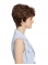  Classic Wavy 8" Short Brown Capless Synthetic Women Wigs