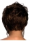 Beautiful Auburn Wavy Short Capless Human Hair African American Women Wigs