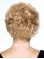 Fashionable Blonde Wavy Short Capless Classic Human Hair Women Wigs