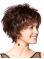  Online Layered Wavy Short Monofilament Synthetic Women Wigs
