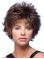 Brown New Layered Wavy Short Capless Synthetic Women Wigs