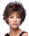 Brown New Layered Wavy Short Capless Synthetic Women Wigs