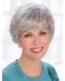 Silver Short Wavy  8 Inches Lace Front Synthetic Lady Wigs