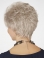 Amazing Short Wavy Lace Front Synthetic Grey Women Wigs
