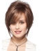 Brown Wavy Short Capless Designed Synthetic Women Bobs  Wigs
