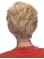 Polite Blonde Wavy Short Human Hair Celebrity Women Wigs