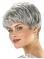 Hairstyles Wavy Short Capless Synthetic Grey Women Wigs