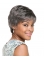 Wholesome Wavy Short Capless Synthetic Grey Women Wigs