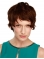 Durable Boycuts Wavy Short Monofilament Human Hair Women Wigs