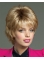 Sassy Brown Wavy Short Layered Capless Synthetic Women Wigs
