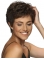Natural Pixie  Synthetic Wigs With Basic Cap