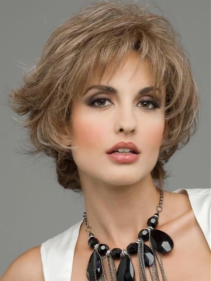 100% Hand Tied pixie cut Human Hair Wigs for Women