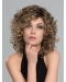 Brown 12" Curly Shoulder Length Lace Front Classic Synthetic Women Wigs