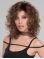 Brown 14" Curly Shoulder Length Lace Front Classic Synthetic Women Wigs