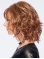 Curly Brown Layered Shoulder Length With Bangs Synthetic Capless Women Wigs