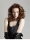 Fabulous Auburn Curly Shoulder Length Hand-Tied Synthetic Women Celebrity Wigs