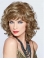 Hairstyles Blonde Curly Shoulder Length Lace Front Classic Synthetic Women Wigs