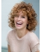 Affordable Auburn Curly Shoulder Length Lace Front Classic Synthetic Women Wigs