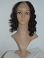 Soft Black Curly Shoulder Length Lace Front U Part Human Hair Women Wigs