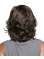 Fashion Brown Curly Capless Synthetic Medium Women Wigs