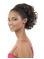 Elegant Brown Curly Shoulder Length Synthetic Women Wigs & Half Wigs