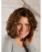 Brown Pleasing Curly Synthetic Medium Wigs